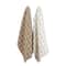 DII® Windowpane Oversized Washed Waffle Dishtowels, 2ct.